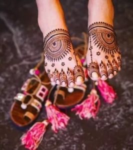 bridal mehndi designs for legs