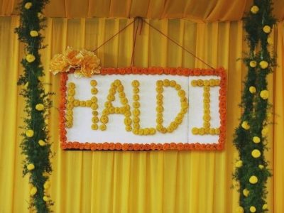 Haldi Backdrop